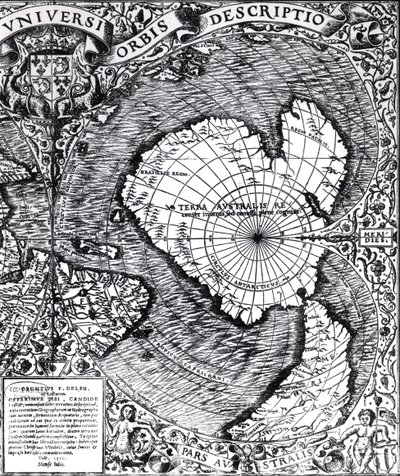 The South Pole, (detail) from the 